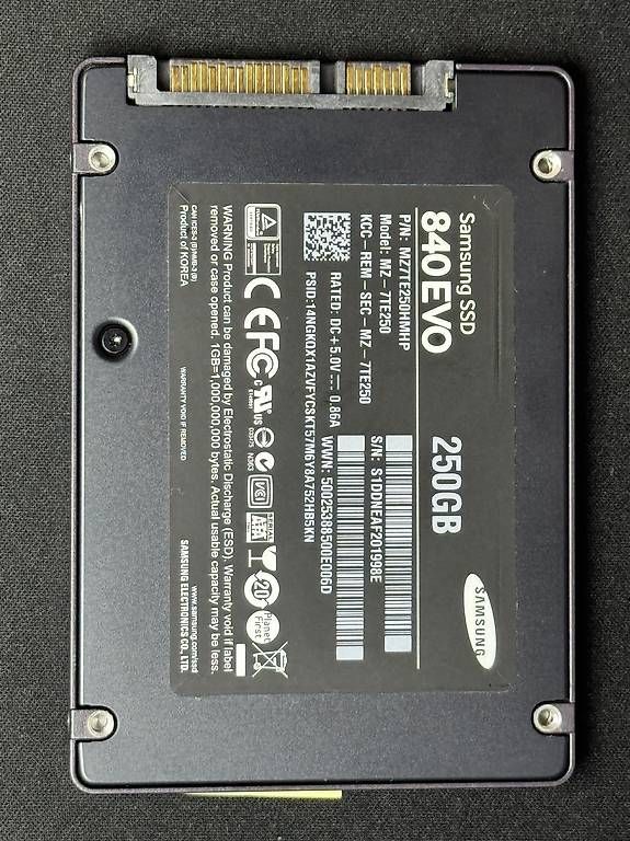 Dischi rigidi: SAMSUNG SSD 840 EVO 250GB – Usato da Niederbipp venduto da Bazhkim