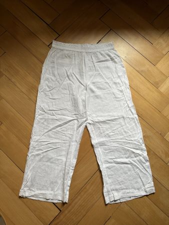 ONLY - Stoffhose weiss luftig XL