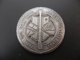 Medaille Centenaire Tir Cantonal Neuchâtelois 1881 - 1981