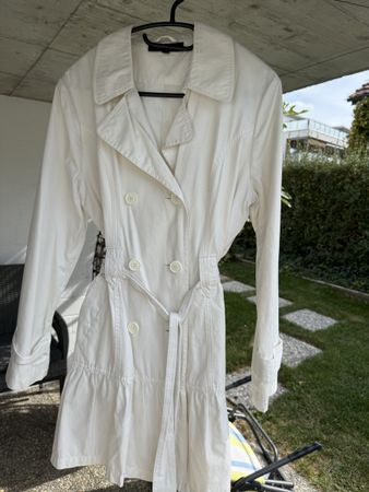 Trenchcoat Nulu New Look weiss Grösse 38 guter Zustand