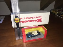 Fiat Dino 2400 Spyder 1/43 inkl Uhr 10° Ann. Progetto K