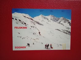 Felskinn Egginer Skigebiet belebt Saas-Fee Wallis