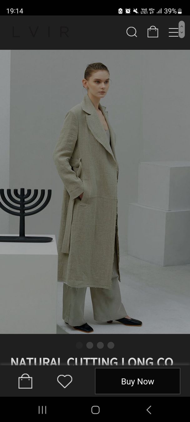 Mäntel: LIVIR Leinenmantel, Beige – Gebraucht aus Zürich von mgn1 4