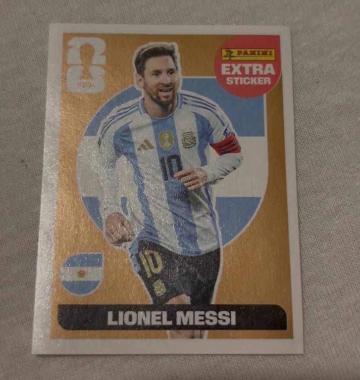 Carte collezionabili: Messi Extra Sticker Gold – Usato da Bäriswil BE venduto da lor_5p9n