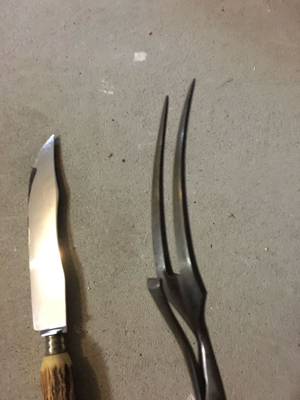 Posate: Sehr schönes Geweih Besteck / Messer Set – Usato da Benken SG venduto da tame_impala 2