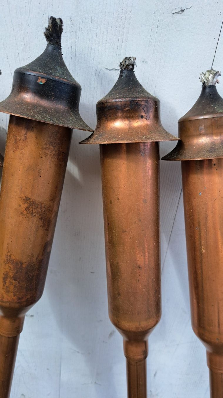 Laternen: Vier Petrollampen aus Kupfer – Gebraucht aus Langenthal von T.L. 3