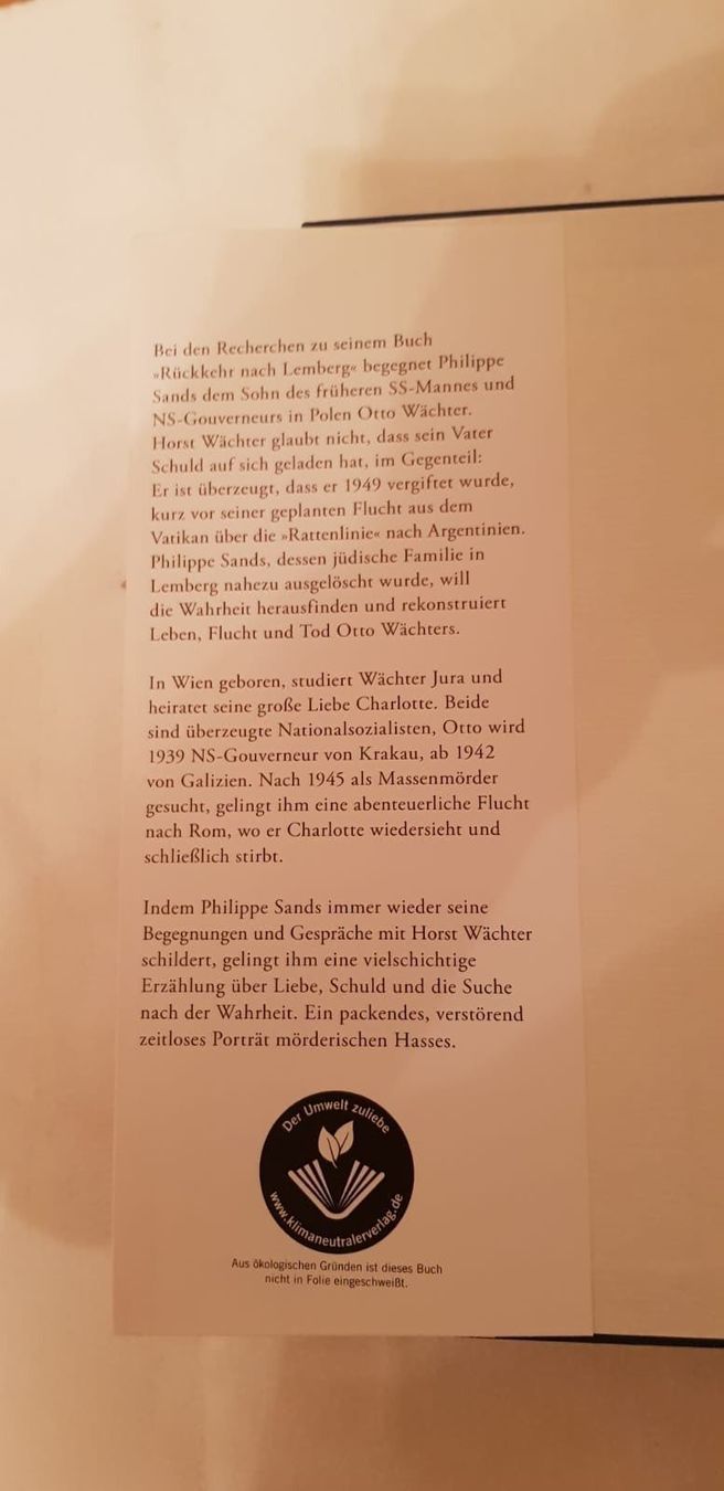 Bücher: Die Rattenlinie - Philippe Sands – Gebraucht aus Zug von Qayqay0 7