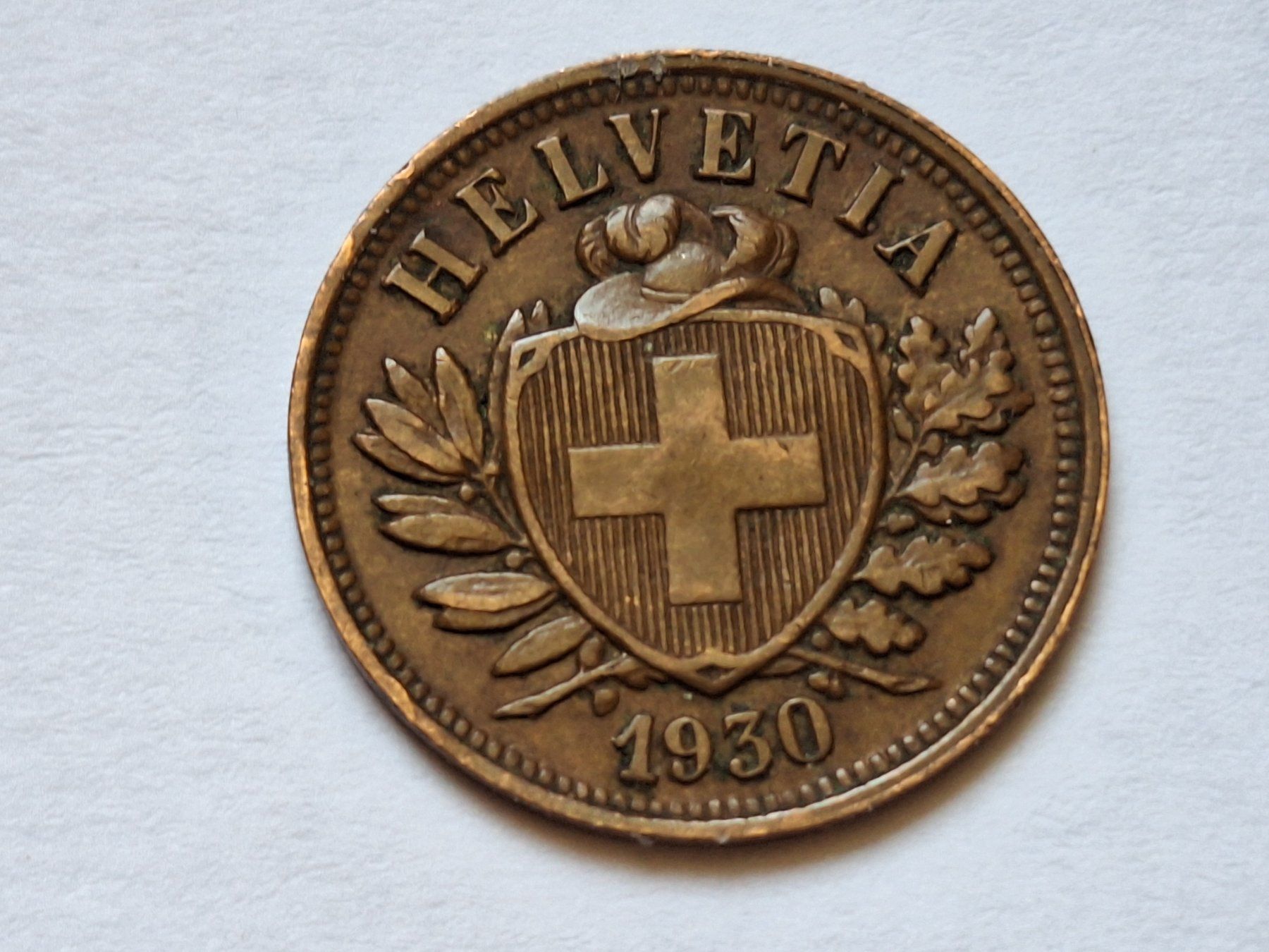 Alle Münzen: 2cts 1930 – Gebraucht aus Couvet von zeze03