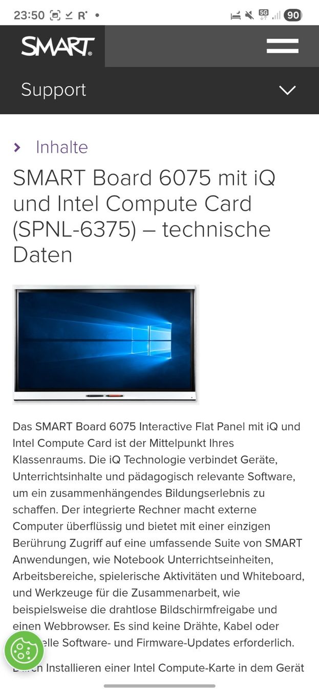 Monitor: LETZTES STÜCK 75" Touch Bildschirm – Usato da Zürich venduto da Toetsch 2