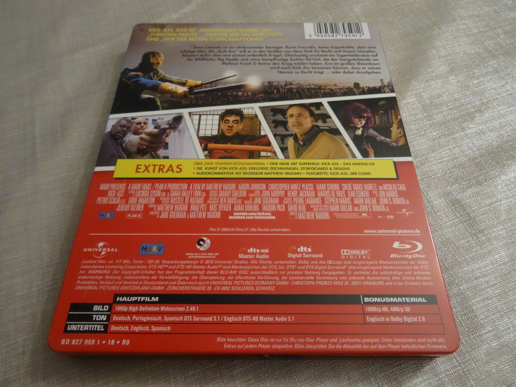 Tutti i DVDs: Kick-Ass Blu-ray Steelbook – Usato da Olten venduto da Disc-Verkauf 2