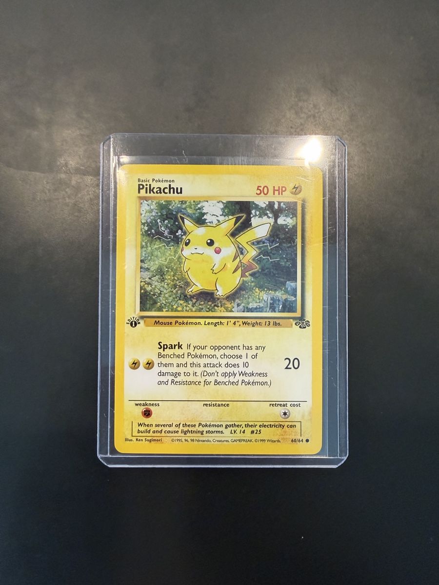 Pokémon Sammelbilder & Trading cards: Pokémon Pikachu 1. Edition Base Set 60/64 Deutsch – Neu (gemäss Beschreibung) aus Wetzikon ZH von kev_2rhl 1