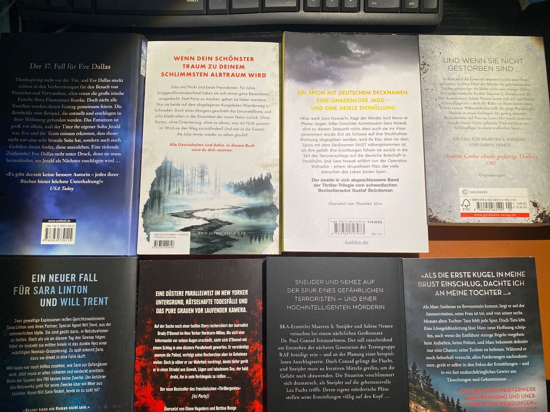 Bücher: Spannende Thriller Sammlung - 8 Bücher – Gebraucht aus Erlinsbach SO von Silverstorm 1