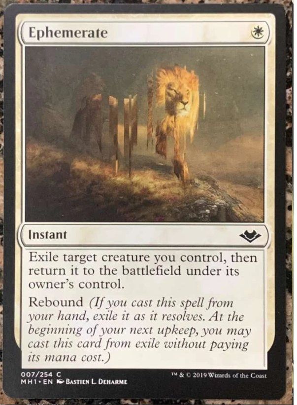 Magic The Gathering Carte collezionabili: Ephemerate - MtG - EN – Usato da Bolligen venduto da Gurkenfeld