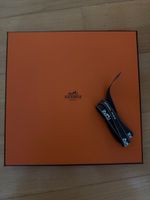 Geschenkbox Hermes orange Geschenkbändel neu in OVP
