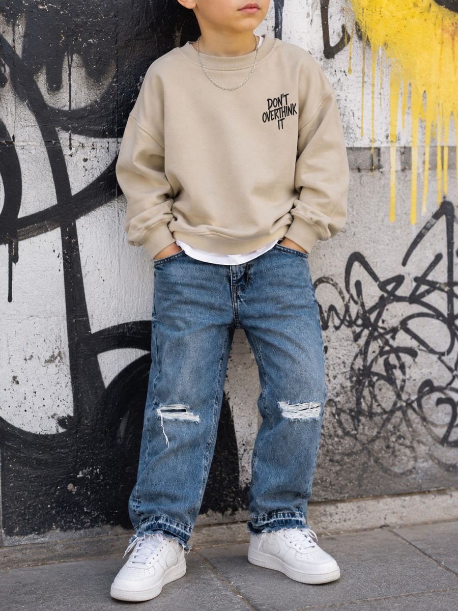 H&M Jeans: JEAN ENFANT BLEU DÉLAVÉ – Neuf (Voir description) à Lausanne par mar_6snp