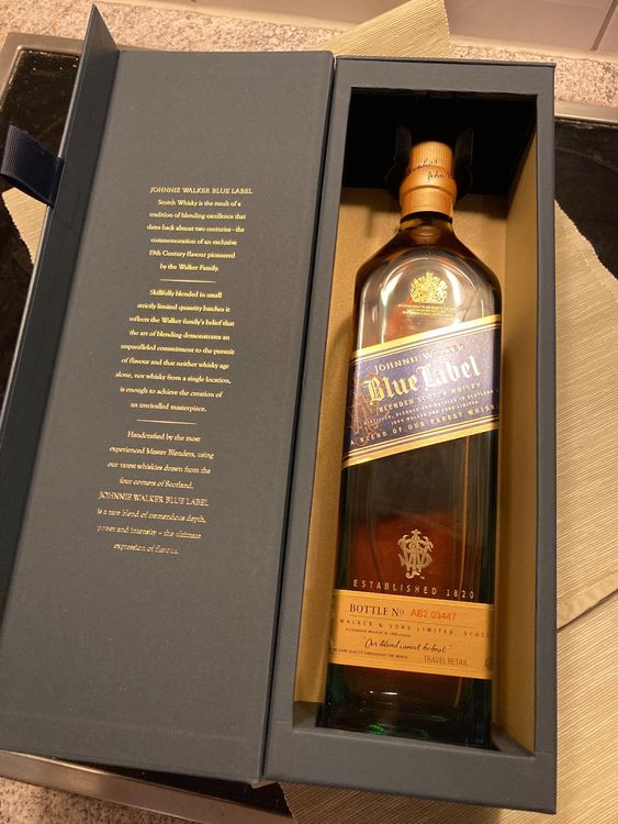 Johnnie Walker Blue Label 1000ml Kaufen auf Ricardo