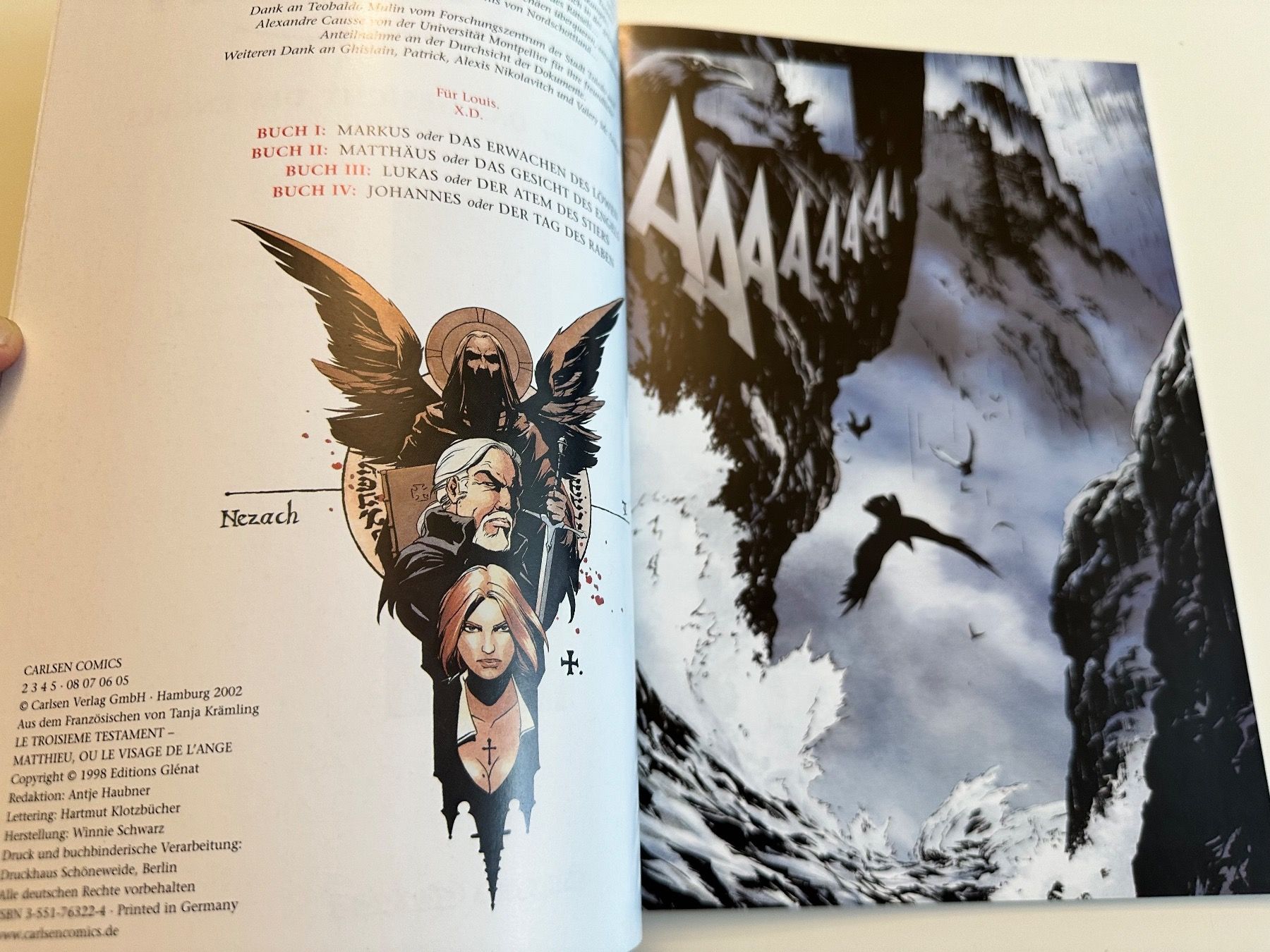 Comics: DAS DRITTE TESTAMENT BAND 2 - MATTHÄUS ODER DAS GESICHT DE… – Gebraucht aus Münsingen von Ganjam 3