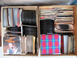 Schallplatten Singels Sammlung