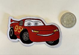 Cooler Lightning McQueen Aufnäher für Kinder, NEU!