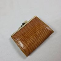 Vintage Portemonnaie/ Münz-Etui in tollem Reptil-Look!