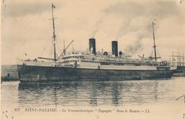 Paquebot Espagne in Saint-Nazaire +c1915