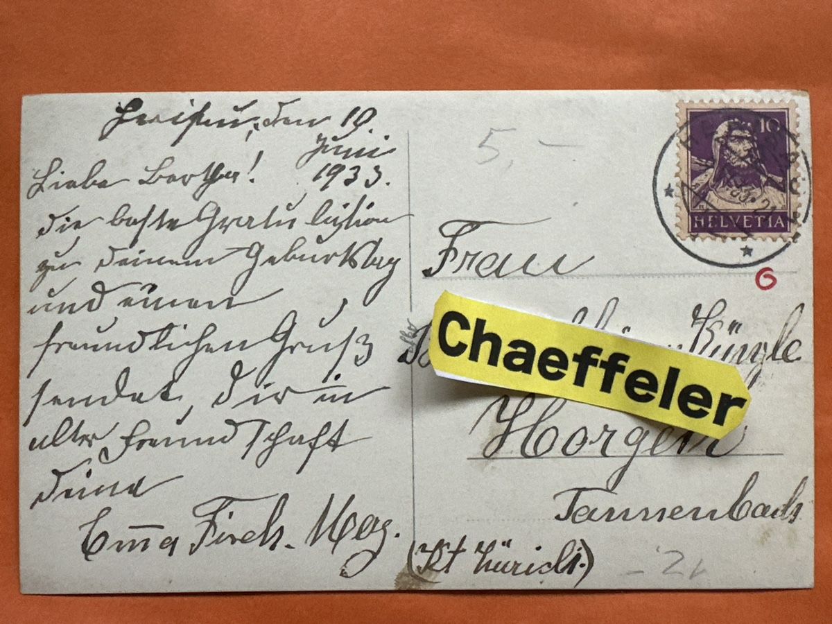 Cartoline postali: Alte Ansichtskarte Herisau um 1933, selten! – Usato da Zürich venduto da Chaeffeler 1