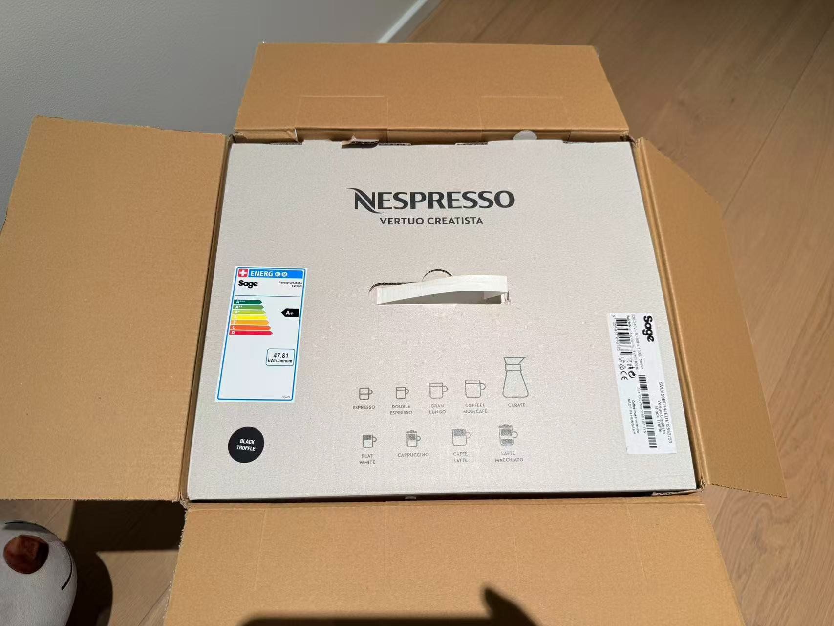 Sage Macchine per caffè & Macchine per espresso: Nespresso Vertuo Creatista Kaffeemaschine – Difettoso da Altendorf venduto da fre_vt86 2