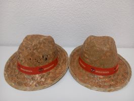 2 Braufrisch Strohhüte, perfekter Sommerhut, tolles Set!