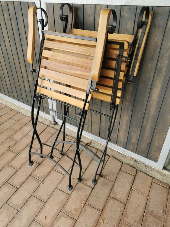 2 GartenKlappstühle Holz Kaufen auf Ricardo