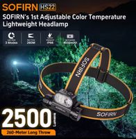 Neu: Sofirn HS22 Stirnlampe mit 2500 Lumen, Warm-/Kaltweiss