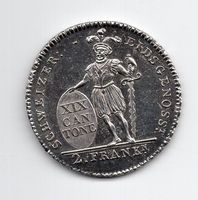 (1279) CH, 2 Franken 1812, Appenzell, top