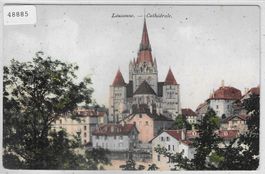 Lausanne - Cathedrale - Litho