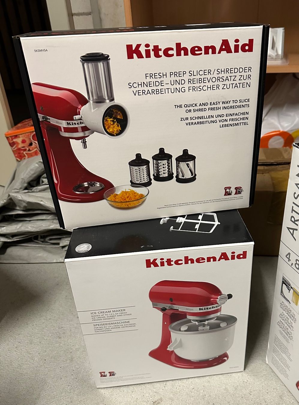 Kitchenaid Küchengeräte: KitchenAid Swiss Ann. Set KSM200 Candy-Rot – Neu (gemäss Beschreibung) aus Brislach von Aengu6 2