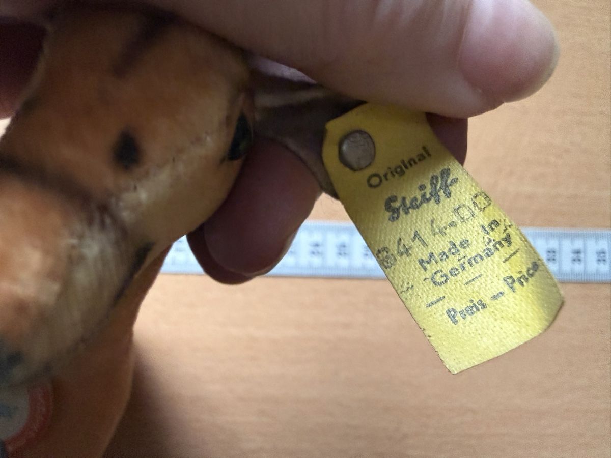 Steiff Spielzeuge: Vintage Steiff Plüschtier – Okapi – Gebraucht aus Lamone von LaCantinaMagica 8
