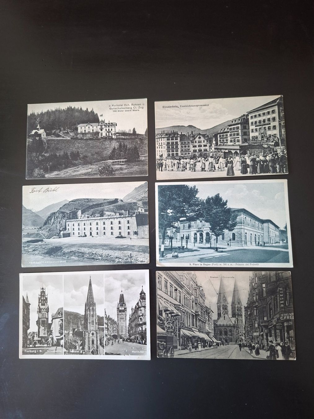 Cartoline postali: Alte Ansichtskarten, 6 Stück verschiedene Orte – Usato da Wetzikon ZH venduto da dom_bm6c