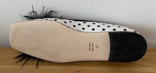 Damenschuhe: LIDEA Ballerina schwarz/weiss Gr. 40 – Neu und originalverpackt aus Thun von urs_p58q 3