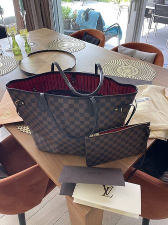 Full set - Louis Vuitton Neverfull M Damier