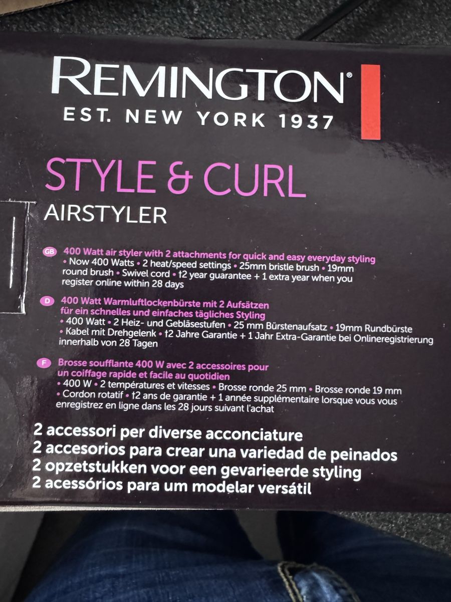 Remington Piastre & Arricciacapelli: Remington style and curl neuwertig – Nuovo (secondo la descrizione) da Spiez venduto da Tweety_21 3