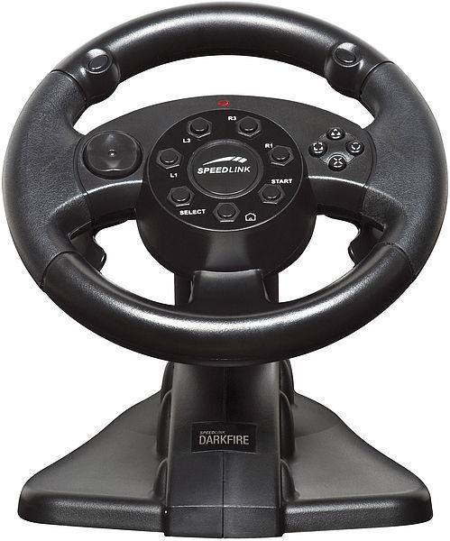 Controller: PC, PS2, PS3 - Speedlink Darkfire Racing Wheel + Pedals – Gebraucht aus Schwerzenbach von Rcbb84