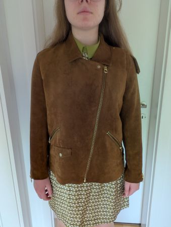 H&M Leder-look Jacke Gr. 42