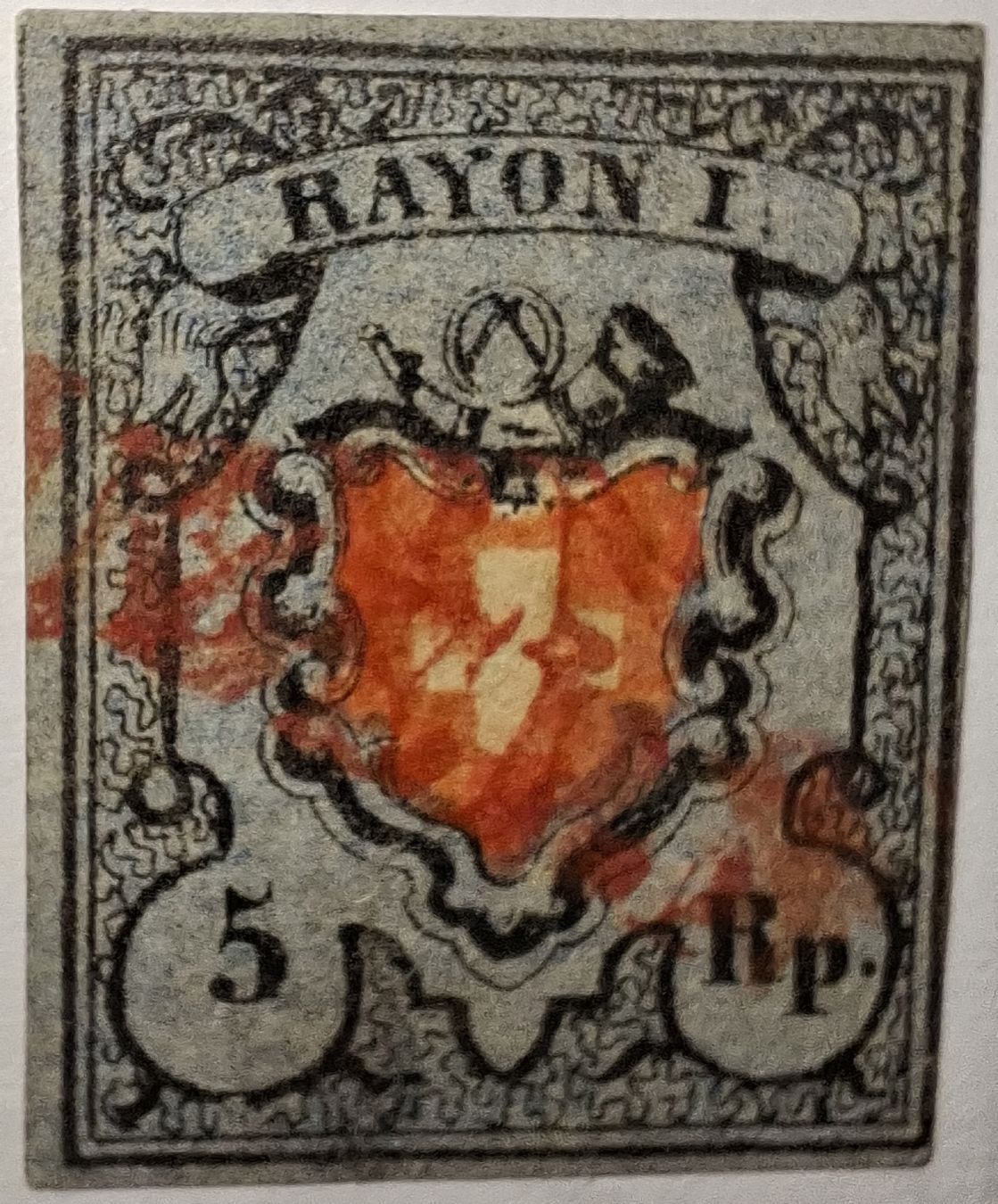 Tutti i francobolli: Rayon 15II Typ 7 15IIc mit Befund Kat. 900.- – Usato da Balgach venduto da SIMEON27
