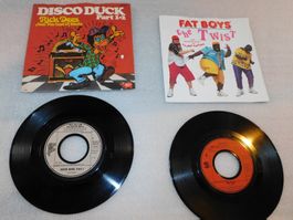Single Schallplatten 2 x Fat Boys - Chubby Checker 1988