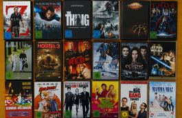 DVD-Sammlung (18 Stück) Kino-Filme, ab Fr. 1.-