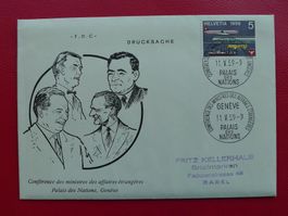 1959, KELLERHALS-Brief mit Halbmondstempel +Nr.343