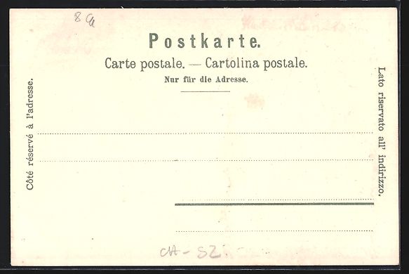 Cartoline postali: Präge-AK Einsiedeln, Kloster mit Madonn – Usato da Berlin venduto da bartko-reher 1