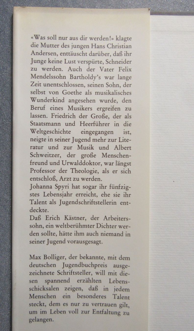 Libri: Was soll nur aus Dir werden - Sechs Lebensbilder – Usato da Auenstein venduto da Padabimbim 1