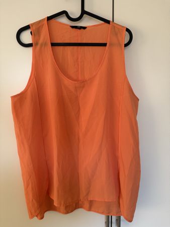 H&M Top, Gr. L, Orange, Sommerlich & leicht