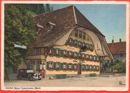 TRUBSCHACHEN Gasthof Bären - Oldtimer, Auto - Tanksäule