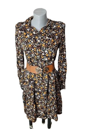 Blusenkleid ca. Gr. 38 floral Boho Hippie neuw.