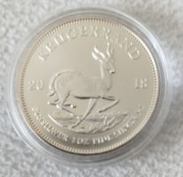 1 Oz Silber Krügerrand 2018 Südafrika / South African Mint